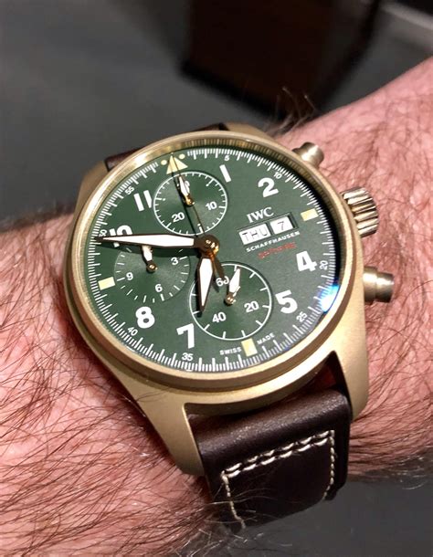 iwc bronze spitfire|iwc spitfire chronograph price.